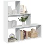 Librería divisora 3 niveles madera blanca 123x29x123 cm en Librerías y estanterías | Comprar online en Foru.es