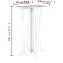 Mesa de bar plegable madera maciza de teca 90x65x105 cm de vidaXL, Mesas de jardín - Ref: Foro24-319149, Precio: 214,38 €, De...