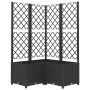 Jardinera con enrejado PP negro 80x80x136 cm de vidaXL, Maceteros y jardineras - Ref: Foro24-318275, Precio: 141,55 €, Descue...