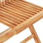 Set de bistró 3 pzas madera maciza de teca con cojines grises de vidaXL, Conjuntos de jardín - Ref: Foro24-3063241, Precio: 1...