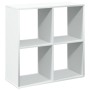 Librería biombo blanco 69,5x29x69,5 cm madera de ingeniería en Librerías y estanterías | Comprar online en Foru.es