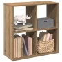 Librería divisora madera roble artisan 69,5x29x69,5 cm en Librerías y estanterías | Comprar online en Foru.es