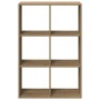 Librería divisora madera roble artisan 69,5x29x103,5 cm en Librerías y estanterías | Comprar online en Foru.es