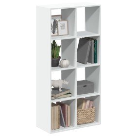 Librería biombo blanco 69,5x29x137,5 cm madera de ingeniería en Librerías y estanterías | Comprar online en Foru.es