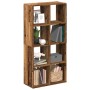 Librería divisor madera ingeniería envejecida 69,5x29x137,5 cm en Librerías y estanterías | Comprar online en Foru.es