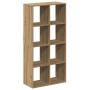 Librería divisora madera roble artisan 69,5x29x137,5 cm en Librerías y estanterías | Comprar online en Foru.es