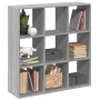 Librería divisor madera ingeniería gris Sonoma 102x29x103,5 cm en Librerías y estanterías | Comprar online en Foru.es