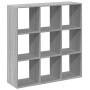 Librería divisor madera ingeniería gris Sonoma 102x29x103,5 cm en Librerías y estanterías | Comprar online en Foru.es