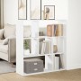 Librería divisora madera ingeniería blanca 102x29x103,5 cm en Librerías y estanterías | Comprar online en Foru.es