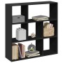 Librería divisora madera de ingeniería negra 102x29x103,5 cm en Librerías y estanterías | Comprar online en Foru.es
