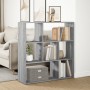 Librería divisor madera ingeniería gris Sonoma 102x29x103,5 cm en Librerías y estanterías | Comprar online en Foru.es