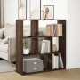 Librería divisora madera marrón roble 102x29x103,5 cm en Librerías y estanterías | Comprar online en Foru.es