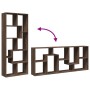 Librería divisora madera ingeniería marrón roble 67x25x161,5 cm en Librerías y estanterías | Comprar online en Foru.es