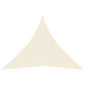 Toldo de vela HDPE color crema 160 g/m² 4,5x4,5x4,5 m de vidaXL, Sombrillas - Ref: Foro24-311205, Precio: 23,87 €, Descuento: %