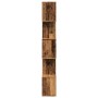 Librería divisora 5 niveles madera envejecida 70x24x161 cm en Librerías y estanterías | Comprar online en Foru.es