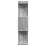 Librería divisora 3 niveles madera gris Sonoma 70x24x97 cm en Librerías y estanterías | Comprar online en Foru.es