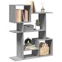 Librería divisora madera ingeniería gris Sonoma 92x29x112 cm en Librerías y estanterías | Comprar online en Foru.es