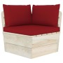 Muebles de jardín de palets 6 piezas y cojines madera de abeto de vidaXL, Conjuntos de jardín - Ref: Foro24-3063537, Precio: ...
