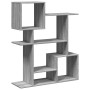 Librería divisora madera ingeniería gris Sonoma 92x29x112 cm en Librerías y estanterías | Comprar online en Foru.es