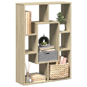Estantería de madera de ingeniería roble Sonoma 63x20x90 cm en Librerías y estanterías | Comprar online en Foru.es