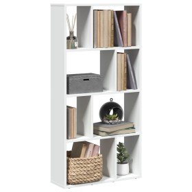 Librería de madera de ingeniería blanca 60x20x120 cm en Librerías y estanterías | Comprar online en Foru.es