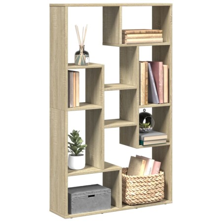 Estantería de madera de ingeniería roble Sonoma 72x20x120 cm en Librerías y estanterías | Comprar online en Foru.es
