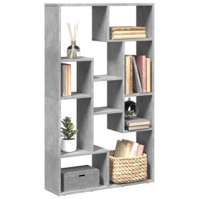 Estantería de madera de ingeniería gris hormigón 72x20x120 cm en Librerías y estanterías | Comprar online en Foru.es