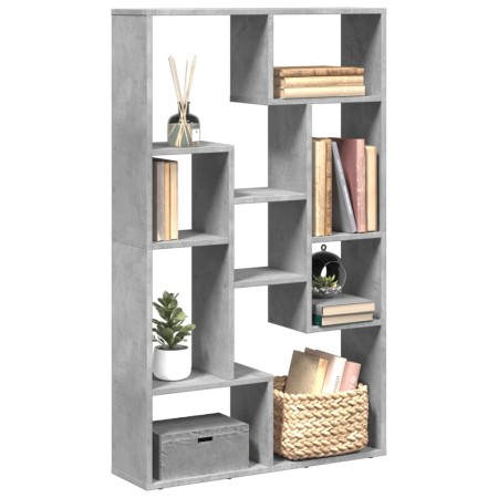 Estantería de madera de ingeniería gris hormigón 72x20x120 cm en Librerías y estanterías | Comprar online en Foru.es