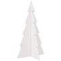 Árbol Navidad de adorno madera maciza pino blanco 80 cm en Decoración Festiva y Estacional | Comprar online en Foru.es