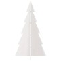 Árbol Navidad de adorno madera maciza pino blanco 80 cm en Decoración Festiva y Estacional | Comprar online en Foru.es