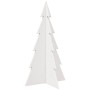 Árbol Navidad de adorno madera maciza pino blanco 80 cm en Decoración Festiva y Estacional | Comprar online en Foru.es