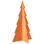 Árbol de Navidad de adorno madera maciza pino marrón cera 80 cm en Decoración Festiva y Estacional | Comprar online en Foru.es