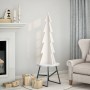 Árbol de Navidad de adorno madera maciza pino blanco 112 cm en Decoración Festiva y Estacional | Comprar online en Foru.es