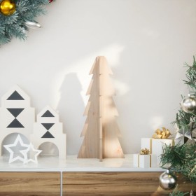 Árbol de Navidad de madera de adorno madera maciza pino 49 cm en Decoración Festiva y Estacional | Comprar online en Foru.es