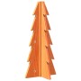 Árbol de Navidad de adorno madera maciza pino marrón cera 49 cm en Decoración Festiva y Estacional | Comprar online en Foru.es