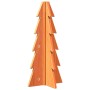 Árbol de Navidad de adorno madera maciza pino marrón cera 49 cm en Decoración Festiva y Estacional | Comprar online en Foru.es