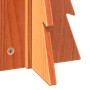 Árbol de Navidad de adorno madera maciza pino marrón cera 49 cm en Decoración Festiva y Estacional | Comprar online en Foru.es