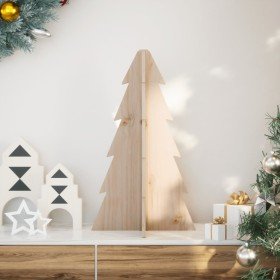 Árbol de Navidad de madera de adorno madera maciza pino 69,5 cm en Decoración Festiva y Estacional | Comprar online en Foru.es