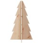 Árbol de Navidad de madera de adorno madera maciza pino 69,5 cm en Decoración Festiva y Estacional | Comprar online en Foru.es
