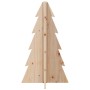 Árbol de Navidad de madera de adorno madera maciza pino 69,5 cm en Decoración Festiva y Estacional | Comprar online en Foru.es