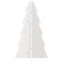Árbol de Navidad de adorno madera maciza pino blanco 69,5 cm en Decoración Festiva y Estacional | Comprar online en Foru.es