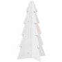 Árbol de Navidad de adorno madera maciza pino blanco 69,5 cm en Decoración Festiva y Estacional | Comprar online en Foru.es