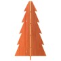 Árbol Navidad de adorno madera maciza pino marrón cera 69,5 cm en Decoración Festiva y Estacional | Comprar online en Foru.es