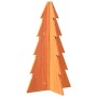 Árbol Navidad de adorno madera maciza pino marrón cera 69,5 cm en Decoración Festiva y Estacional | Comprar online en Foru.es