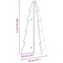 Árbol Navidad de adorno madera maciza pino marrón cera 69,5 cm en Decoración Festiva y Estacional | Comprar online en Foru.es