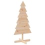 Árbol de Navidad de madera de adorno madera maciza pino 120 cm en Decoración Festiva y Estacional | Comprar online en Foru.es