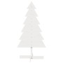 Árbol de Navidad de adorno madera maciza pino blanco 120 cm en Decoración Festiva y Estacional | Comprar online en Foru.es