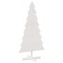 Árbol de Navidad de adorno madera maciza pino blanco 150 cm en Decoración Festiva y Estacional | Comprar online en Foru.es