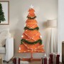 Árbol Navidad de adorno madera maciza pino marrón cera 150 cm en Decoración Festiva y Estacional | Comprar online en Foru.es