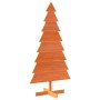 Árbol Navidad de adorno madera maciza pino marrón cera 150 cm en Decoración Festiva y Estacional | Comprar online en Foru.es